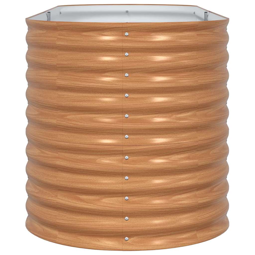 Повдигнато легло Кафяво 240 x 80 x 81 cm Стомана - VL42011327 - Thumbnail 6