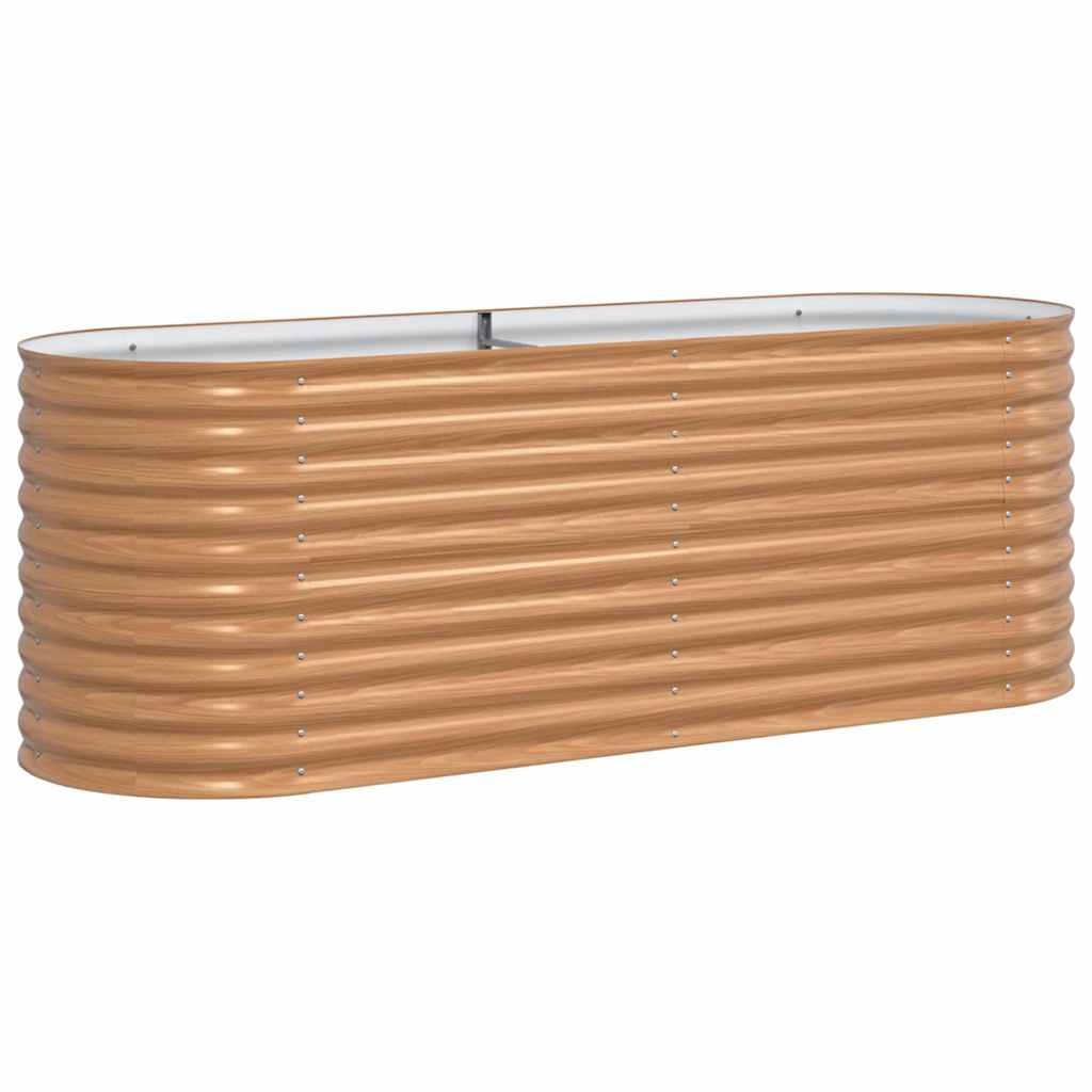 Повдигнато легло Кафяво 240 x 80 x 81 cm Стомана - VL42011327 - Thumbnail 2