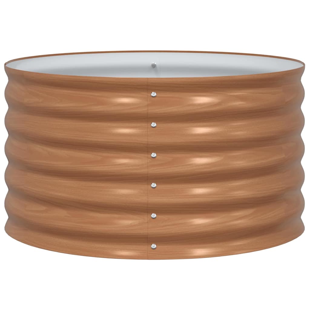 Повдигнато легло Кафяво 80 x 80 x 44 cm Стомана - VL42011334 - Thumbnail 4