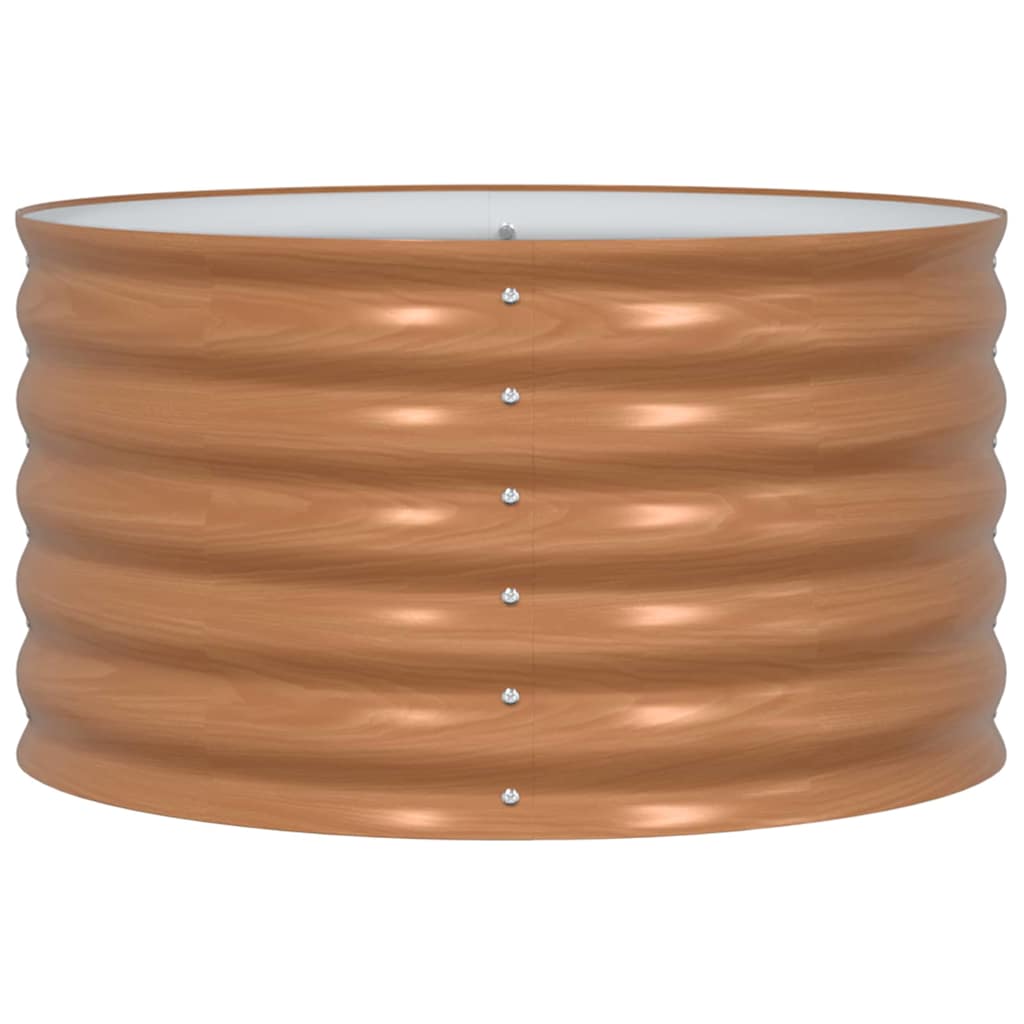 Повдигнато легло Кафяво 80 x 80 x 44 cm Стомана - VL42011334 - Thumbnail 5