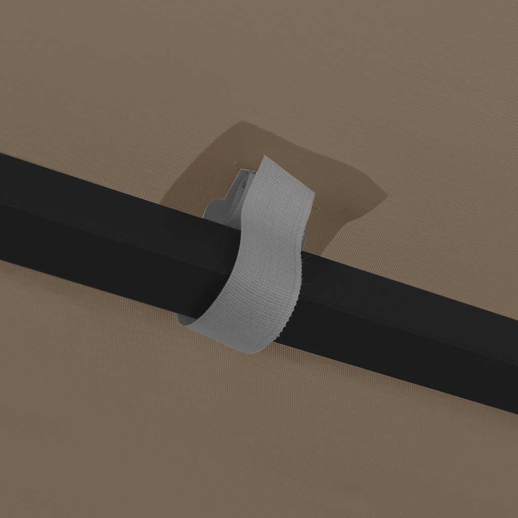 Шатра с LED светещи стрингове, 3х3 м, таупе - VL3070324 - Image 5