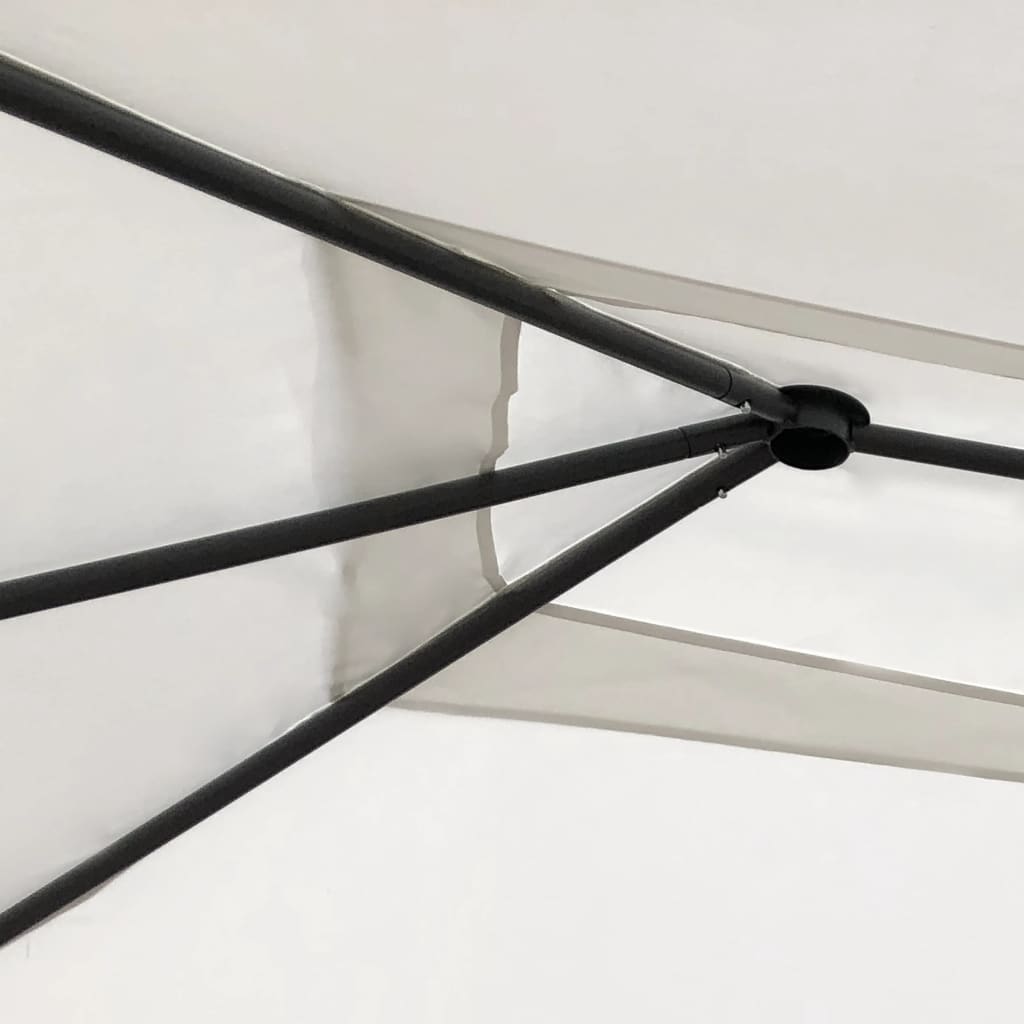 Шатра с покривала на стълбовете 2,98x5,3x2,59 м кремав 160 г/м² - VL313617 - Thumbnail 3