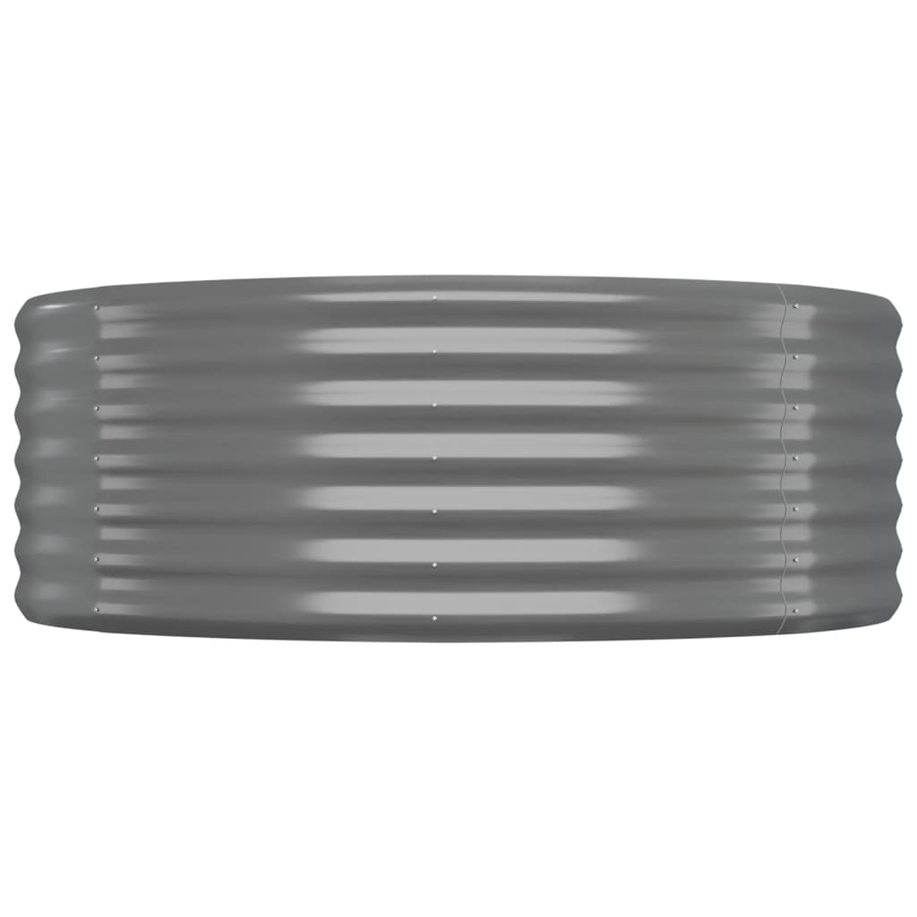 Градинска повдигната леха поцинкована стомана сиво - VL319009 - Thumbnail 4