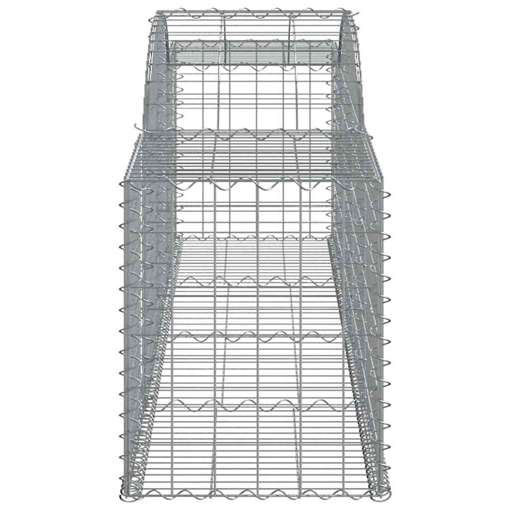 Габионни кошници арка 11 бр 300x50x60/80 см поцинковано желязо - VL3146674 - Image 5