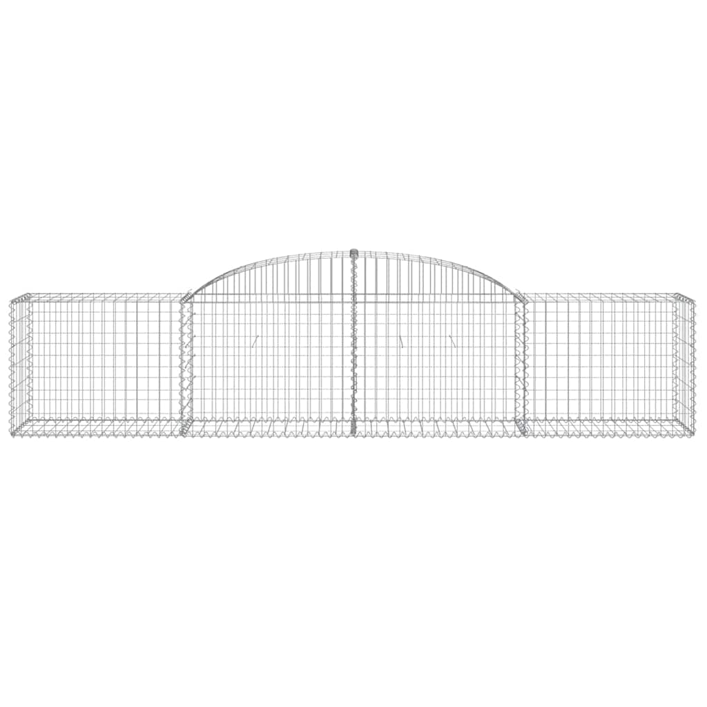 Габионни кошници арка 11 бр 300x50x60/80 см поцинковано желязо - VL3146674 - Image 4