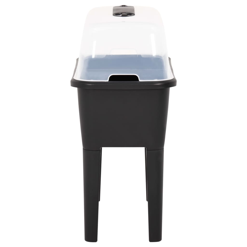 Повдигната леха 77x38,7x82 см PP - VL316186 - Thumbnail 3