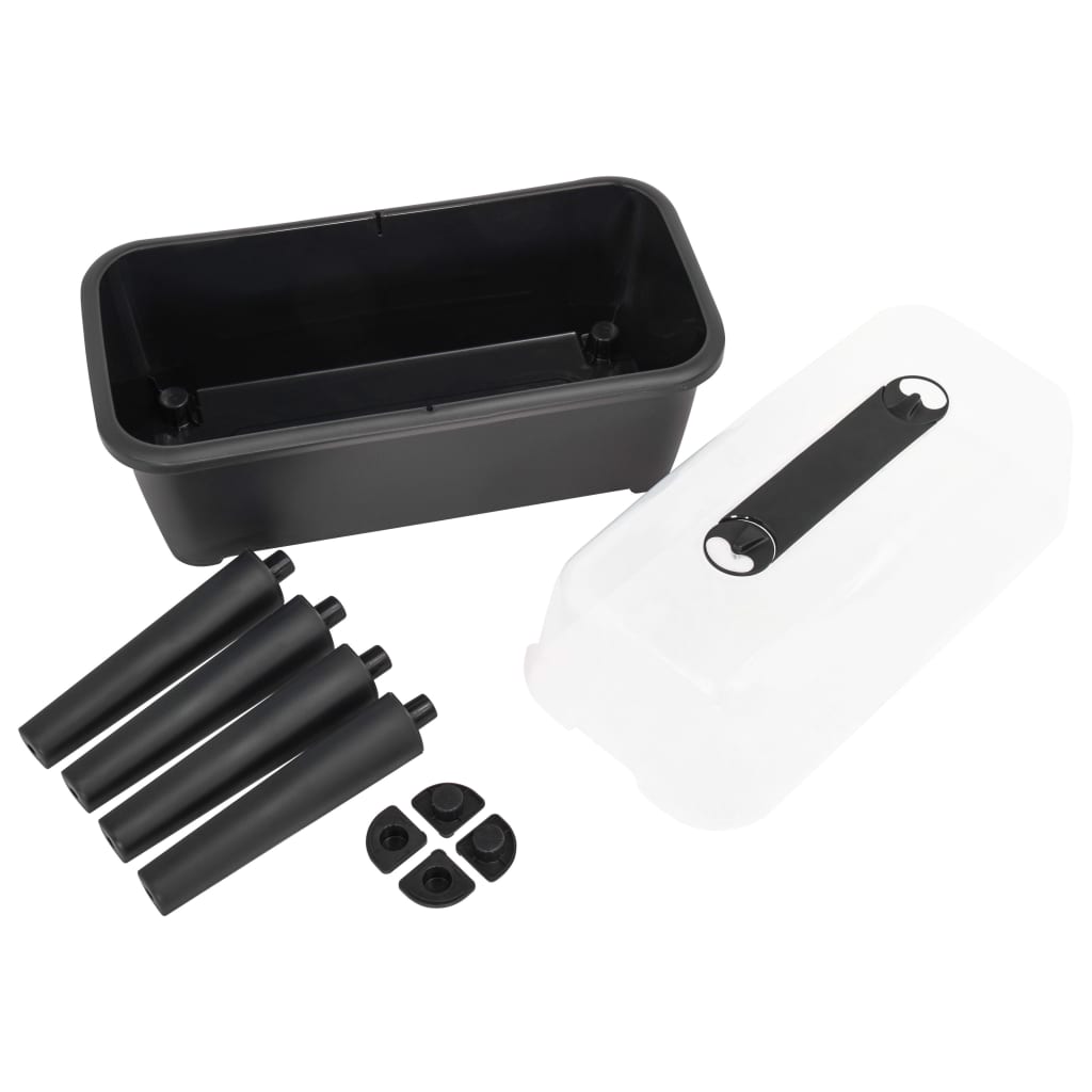 Повдигната леха 77x38,7x82 см PP - VL316186 - Thumbnail 8