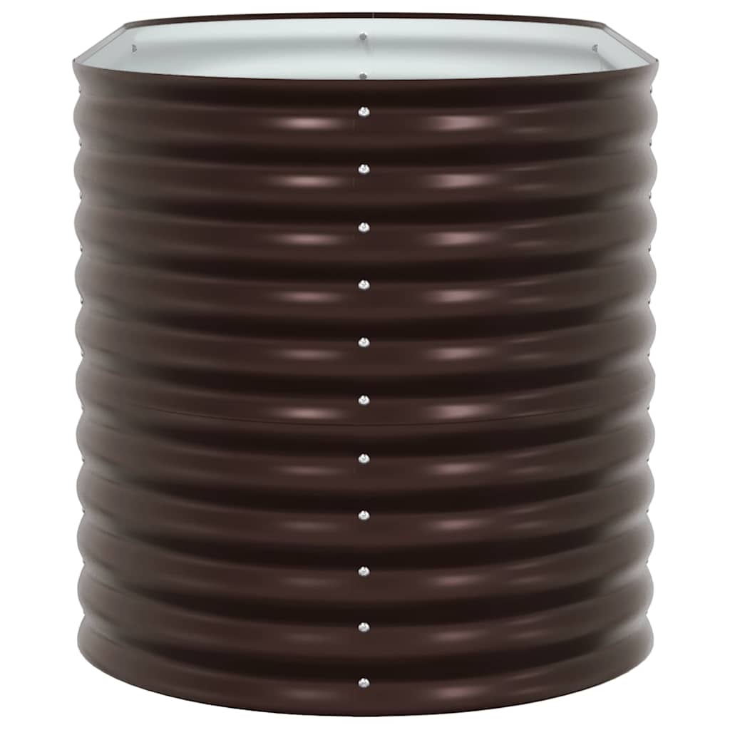 Повдигнато легло Кафяво 160 x 80 x 81 cm Стомана - VL42008135 - Image 7