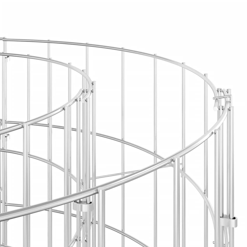 Габион повдигната леха, поцинковано желязо, 610x50x100 cм - VL152039 - Image 7