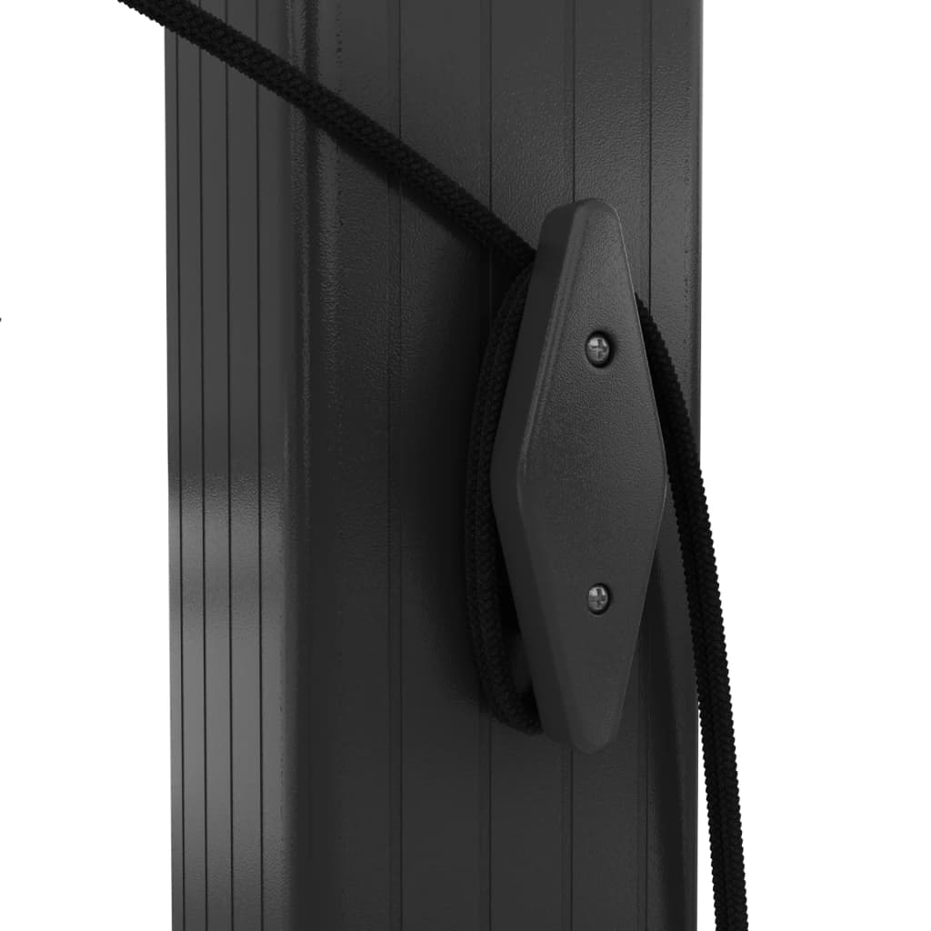 Градинска пергола с прибиращ се покрив, 4x3 м, антрацит - VL318538 - Thumbnail 7