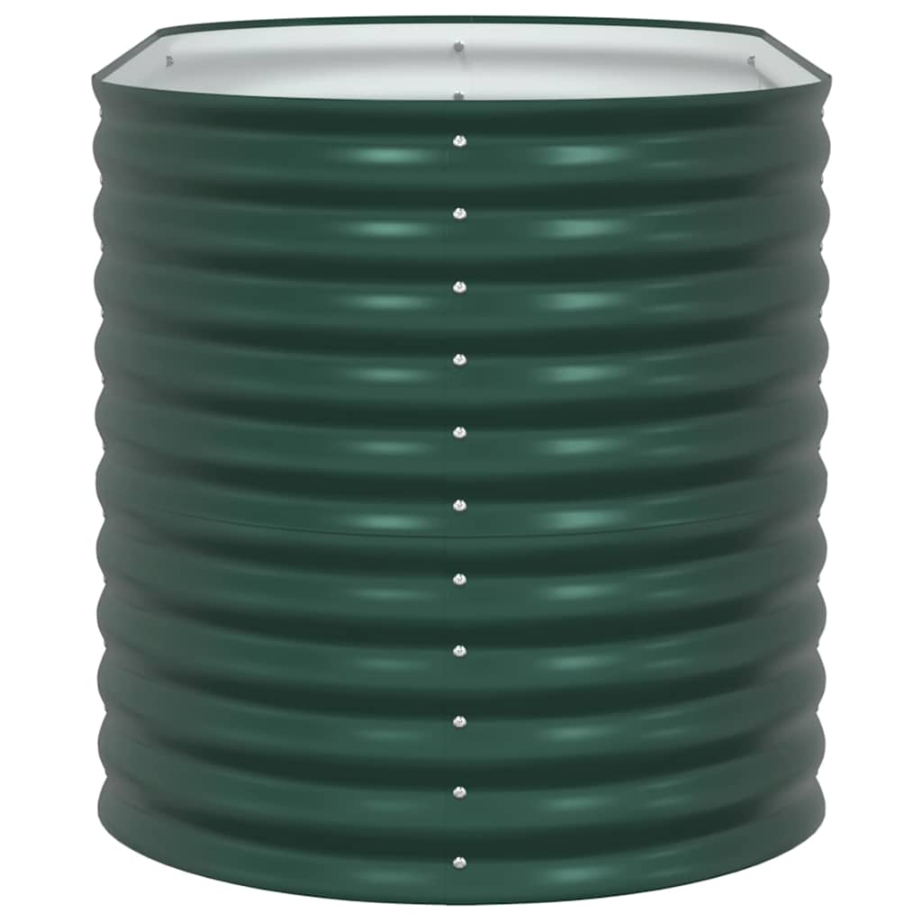 Повдигнато легло Зелен 160 x 80 x 81 cm Стомана - VL42008125 - Image 7