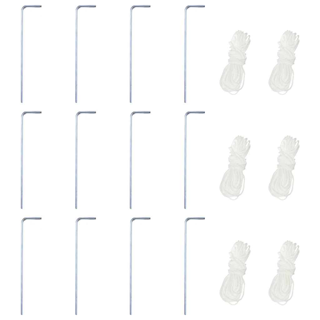 Шестоъгълна pop-up шатра с 6 стени тъмносиня 3,6x3,1 м - VL42110 - Thumbnail 10