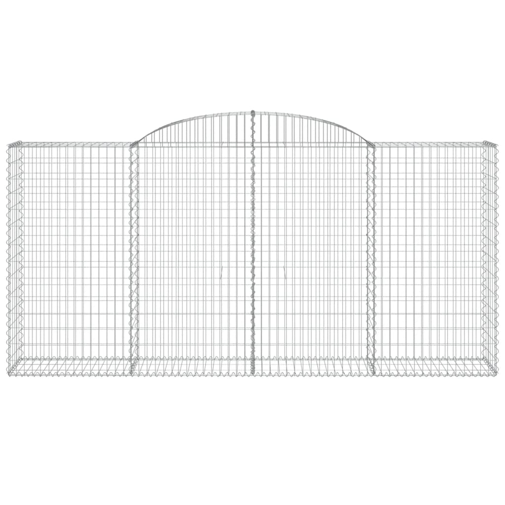 Габионни кошници арка 6 бр 300x50x140/160 см поцинковано желязо - VL3146741 - Thumbnail 4