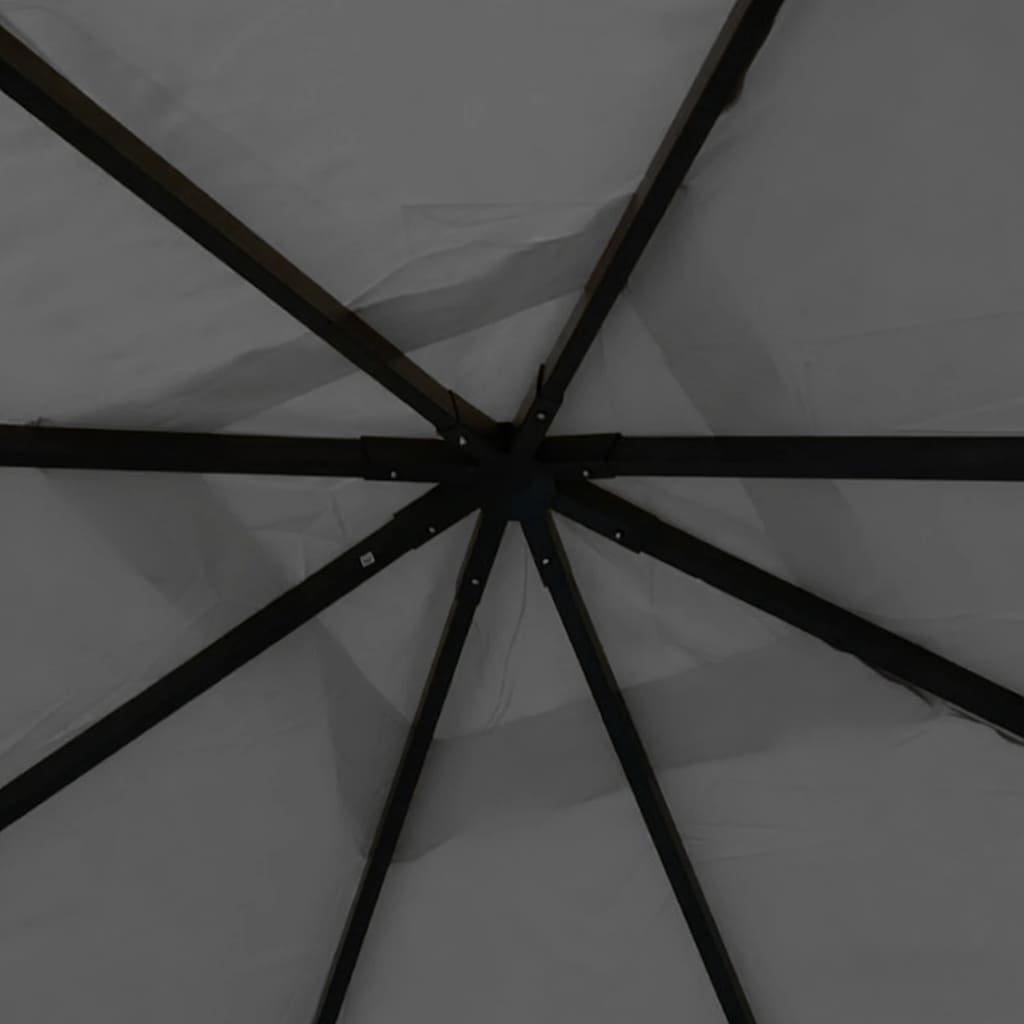 Беседка, 4x4x3 м, антрацит, 180 г/м² - VL312238 - Thumbnail 3