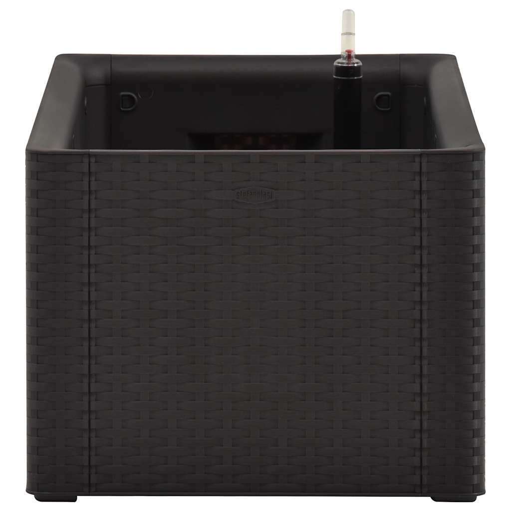 Градинска повдигната леха, самополивна, антрацит, 100x43x33 см - VL313961 - Thumbnail 4