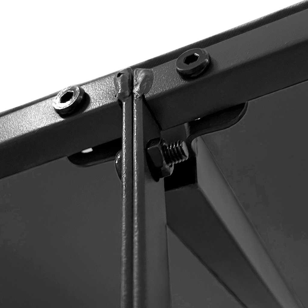 Навес антрацит 4x3 м 180 г/м² плат и стомана - VL362395 - Thumbnail 6