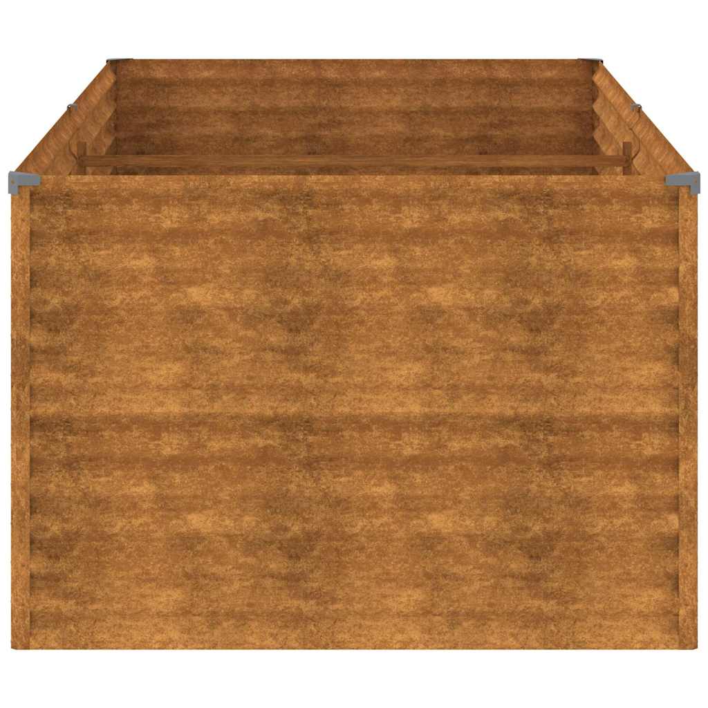 Градинска повдигната леха 196x100x69 см кортенова стомана - VL152003 - Image 5