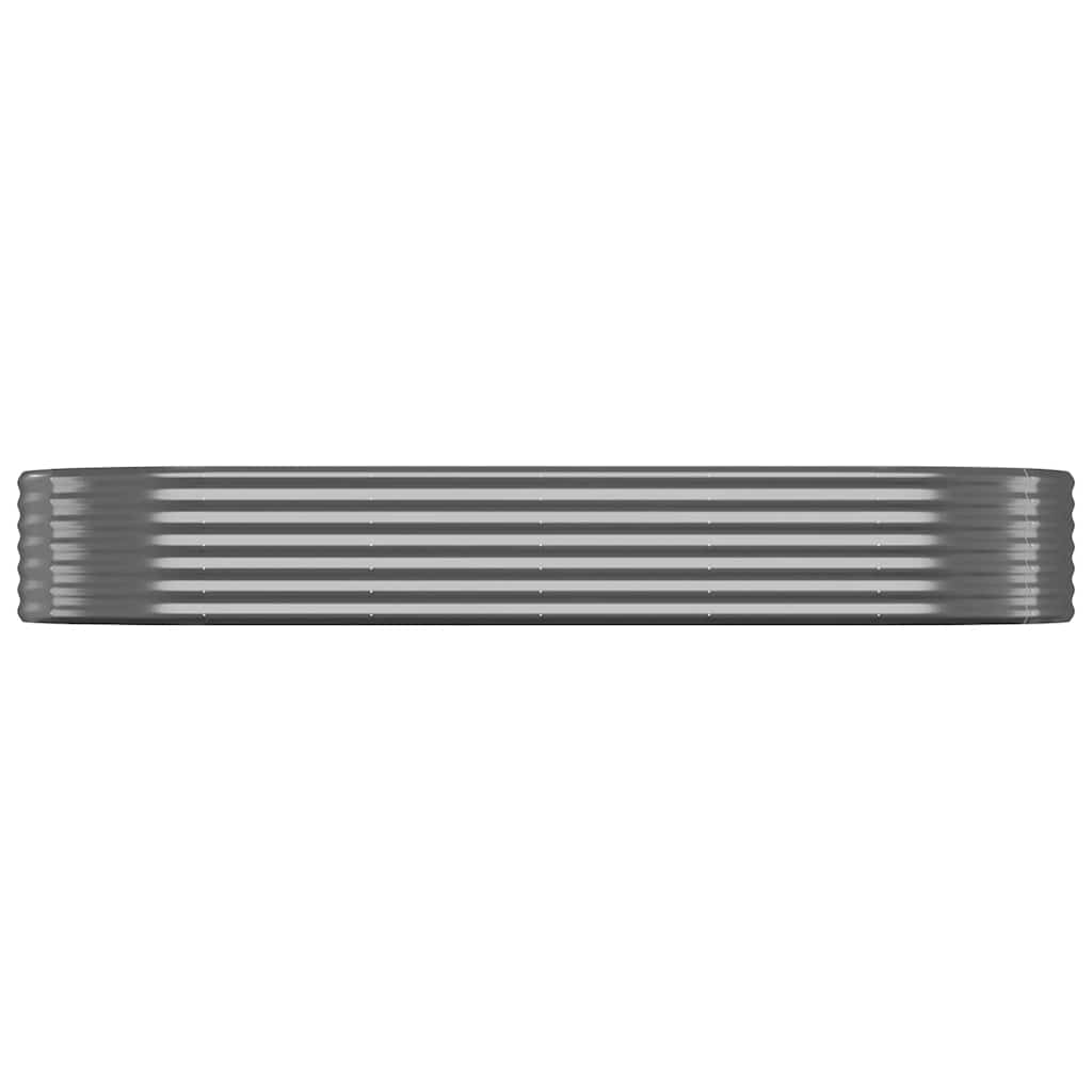 Градинска повдигната леха поцинкована стомана антрацит - VL318996 - Image 3