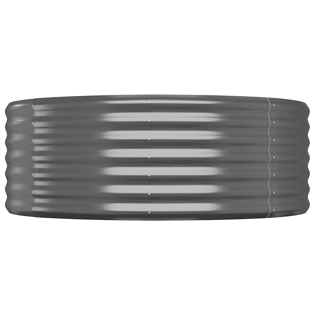 Градинска повдигната леха поцинкована стомана антрацит - VL318996 - Image 4