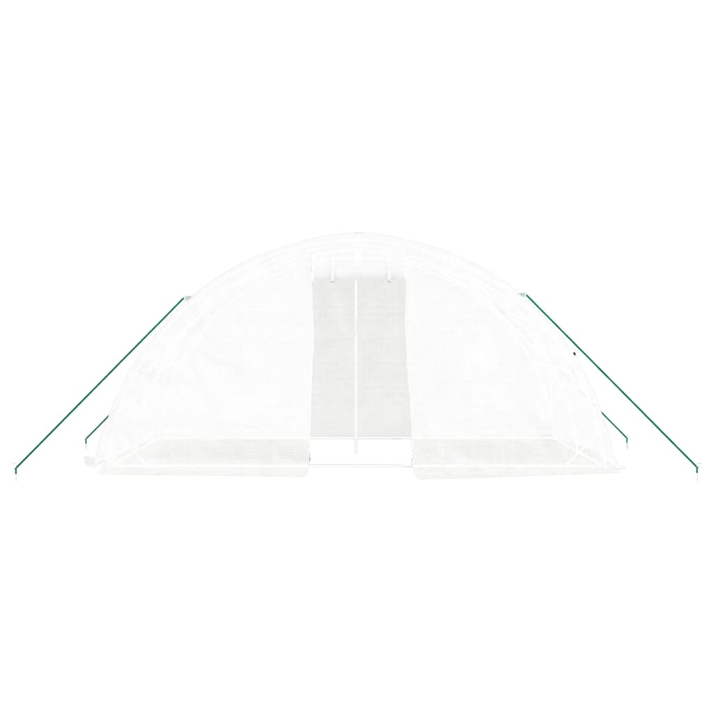 Оранжерия със стоманена рамка зелена 12 м² 6x2x2,85 м-VL364087 - Thumbnail 4