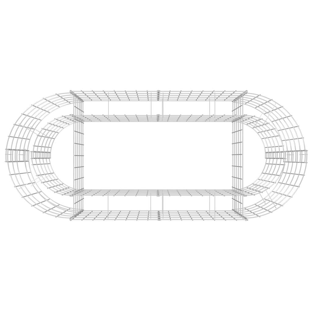 Габион повдигната леха, поцинковано желязо, 120x50x50 cм - VL152024 - Thumbnail 6