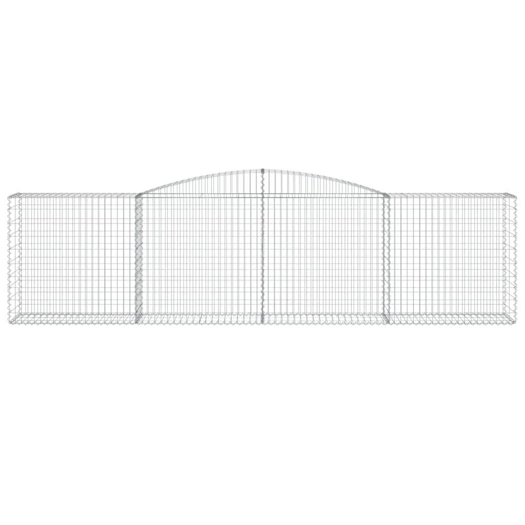 Габионни кошници арка 20 бр 400x50x100/120см поцинковано желязо - VL3147006 - Thumbnail 4