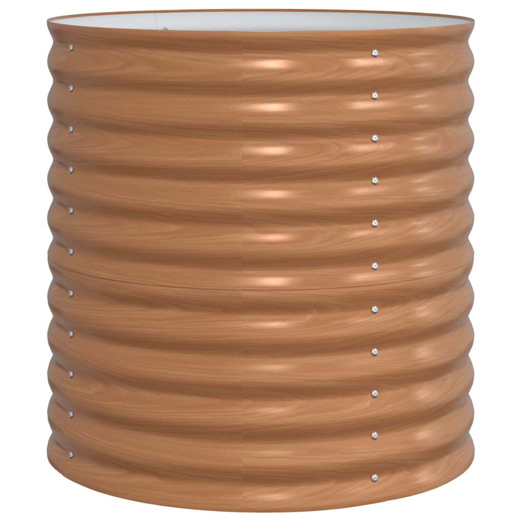 Повдигнато легло Кафяво 80 x 80 x 81 cm Стомана - VL42011329 - Thumbnail 2