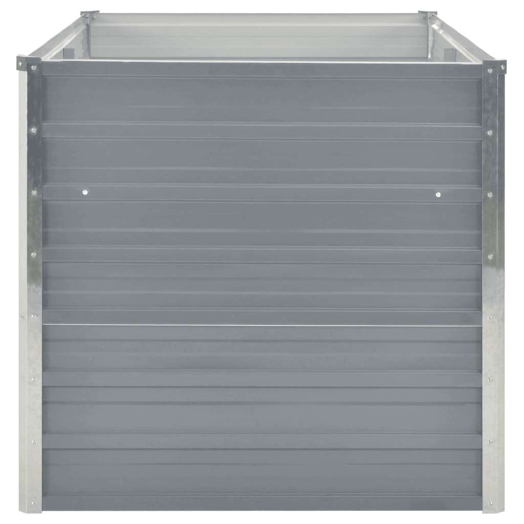 Повдигната градинска леха 160 x 80 x 77 см поцинкована стомана - VL42404 - Thumbnail 4