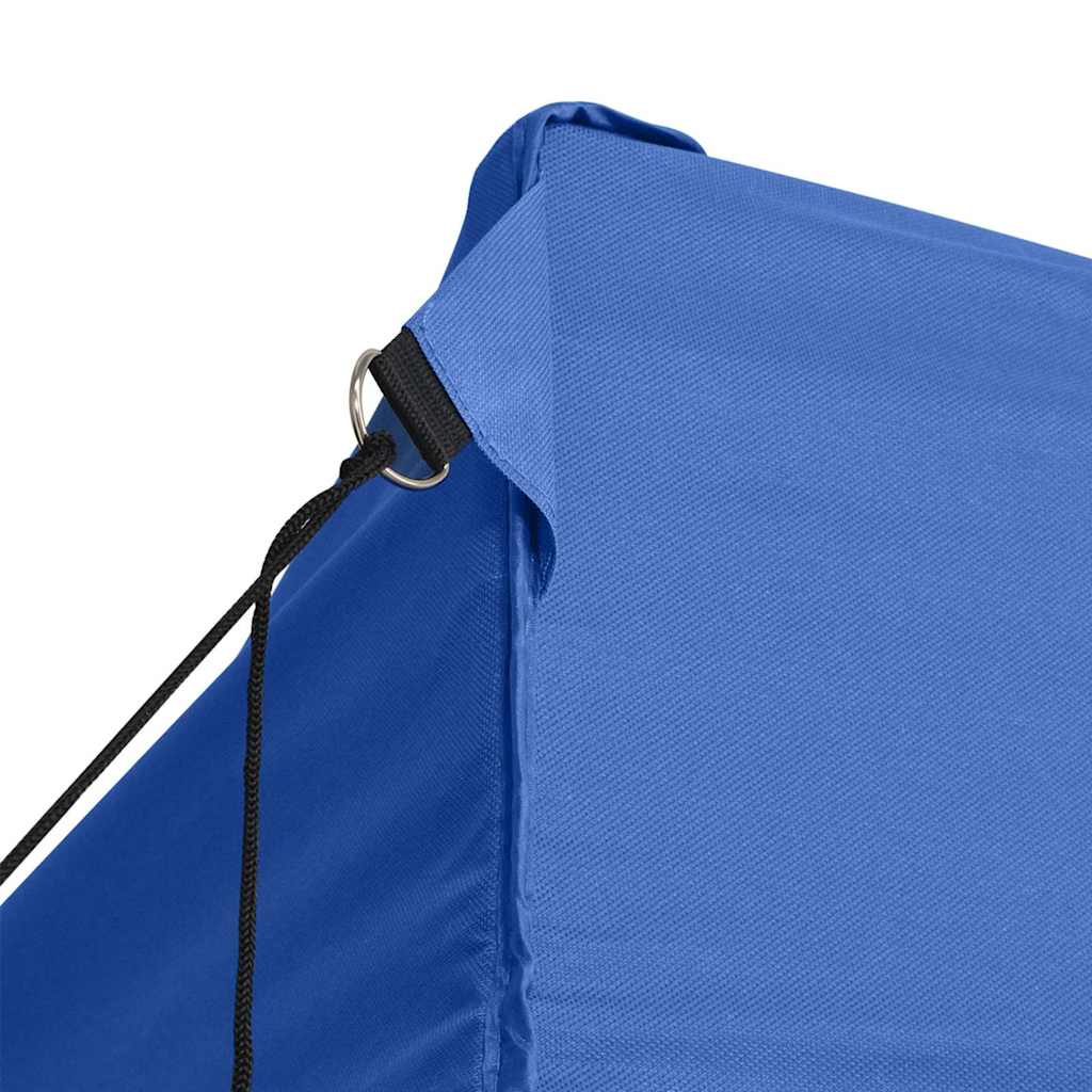 Сгъваема парти шатра с 3 странични стени 3х4 м стомана синя - VL48890 - Thumbnail 7