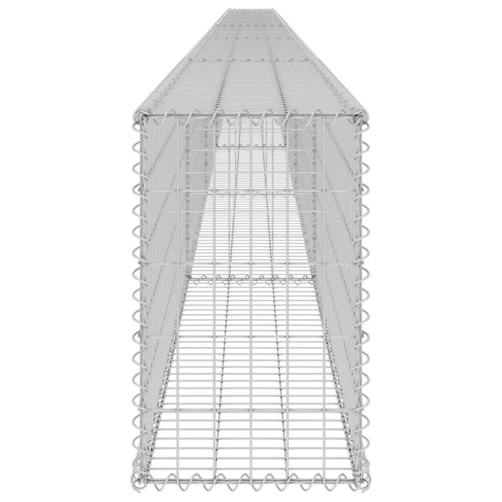 Габионна стена с капаци, поцинкована стомана, 900x30x50 см - VL147816 - Image 5