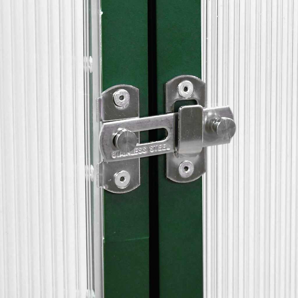 Оранжерия с основа рамка антрацит 445x169x195 см алуминий-VL3266333 - Thumbnail 7