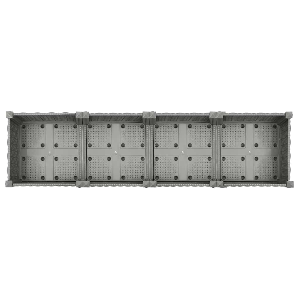 Повдигната леха, 160x40x23 см, полипропилен - VL153292 - Thumbnail 6