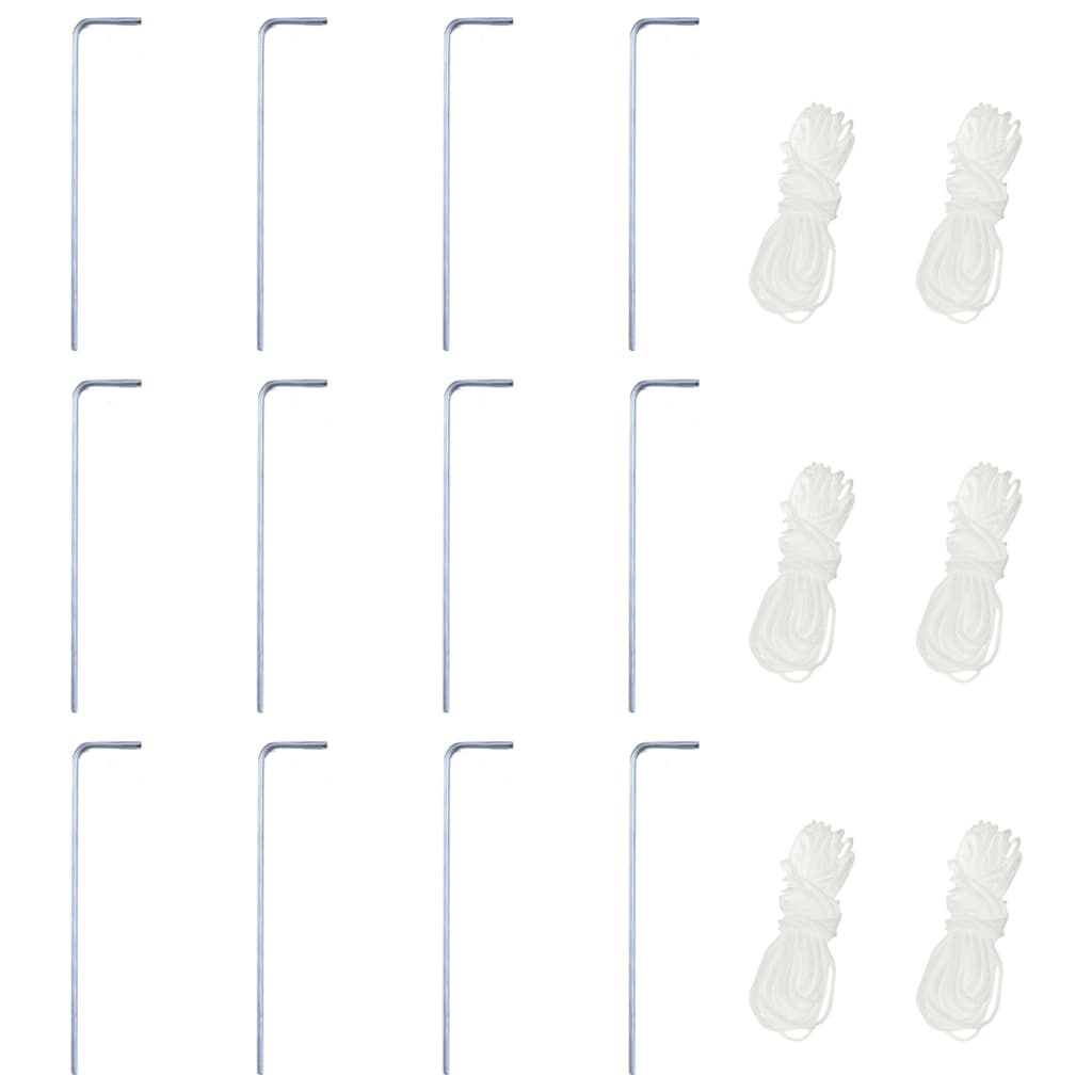 Шестоъгълна pop-up шатра с 6 стени кремавобяла 3,6x3,1 м - VL42109 - Thumbnail 10