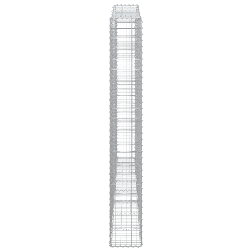 Габионни кошници арка 2 бр 400x30x220/240 см поцинковано желязо - VL3145904 - Thumbnail 5