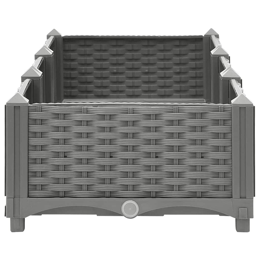 Повдигната леха, 120x40x23 см, полипропилен - VL153291 - Thumbnail 5