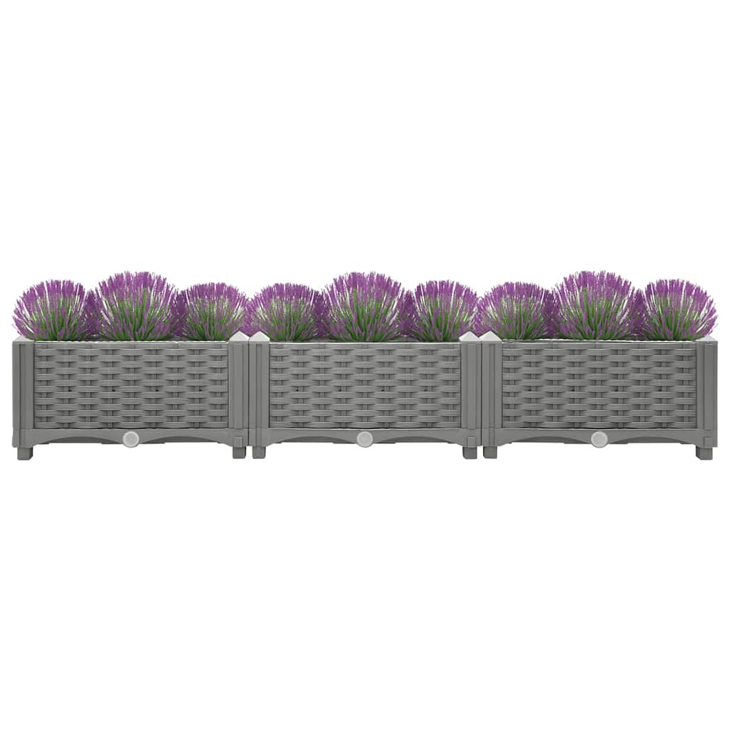 Повдигната леха, 120x40x23 см, полипропилен - VL153291 - Thumbnail 3