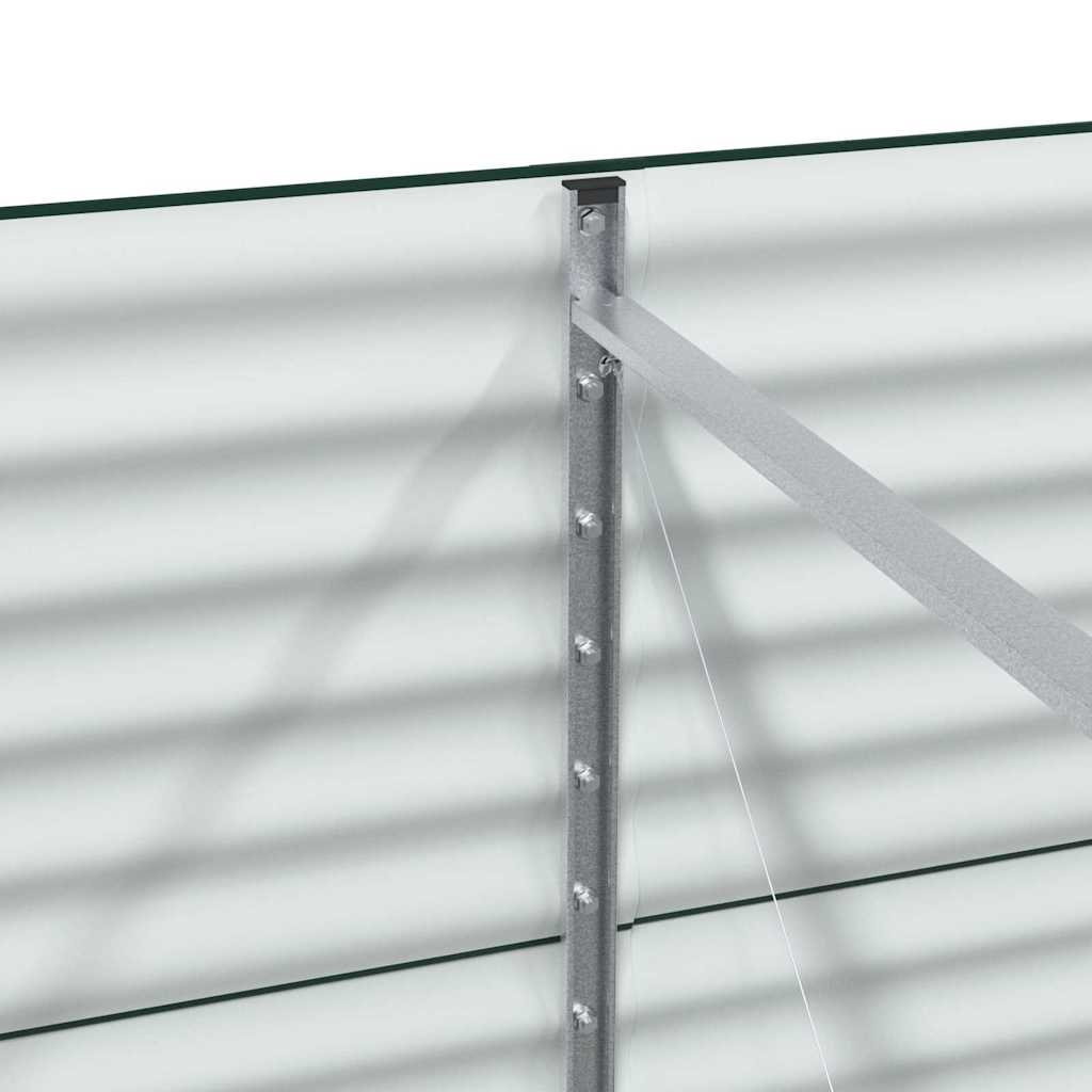 Повдигнато легло Зелен 240 x 80 x 81 cm Стомана - VL42008124 - Image 9