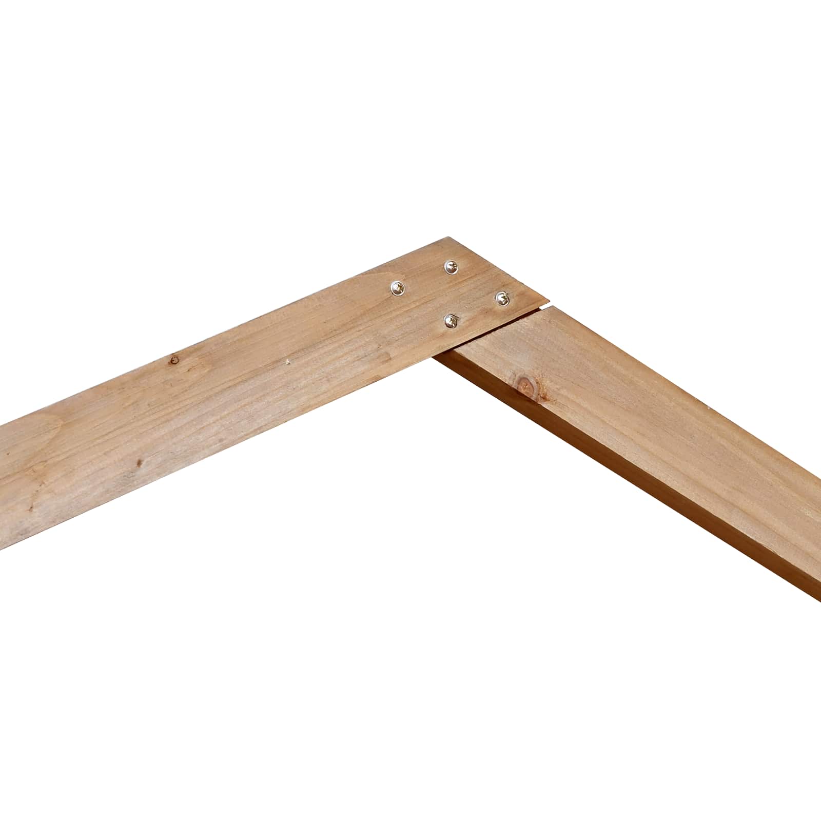 Сватбена арка Светло кафяво 221 x 92 x 216 см Солиден бор - Thumbnail 8