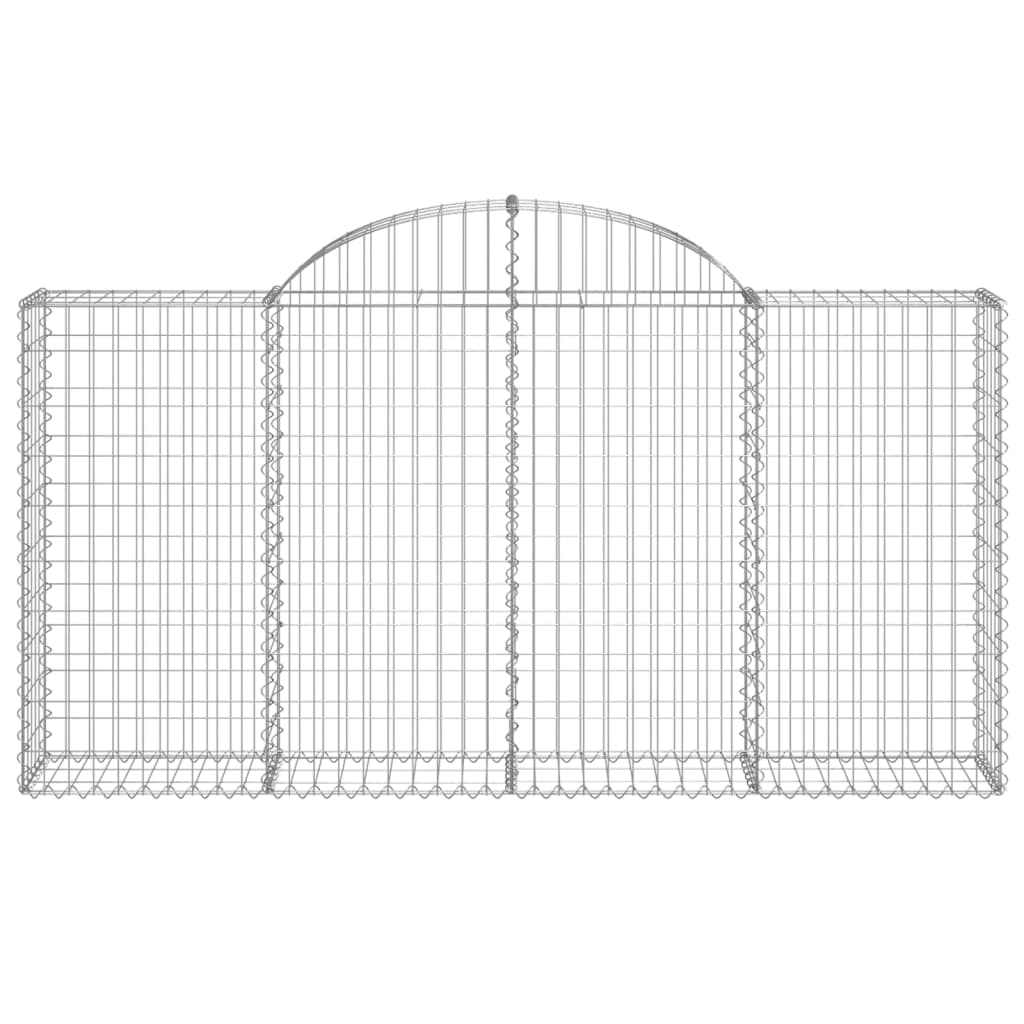 Габионни кошници арка 10 бр 200x30x100/120см поцинковано желязо - VL3146118 - Image 4