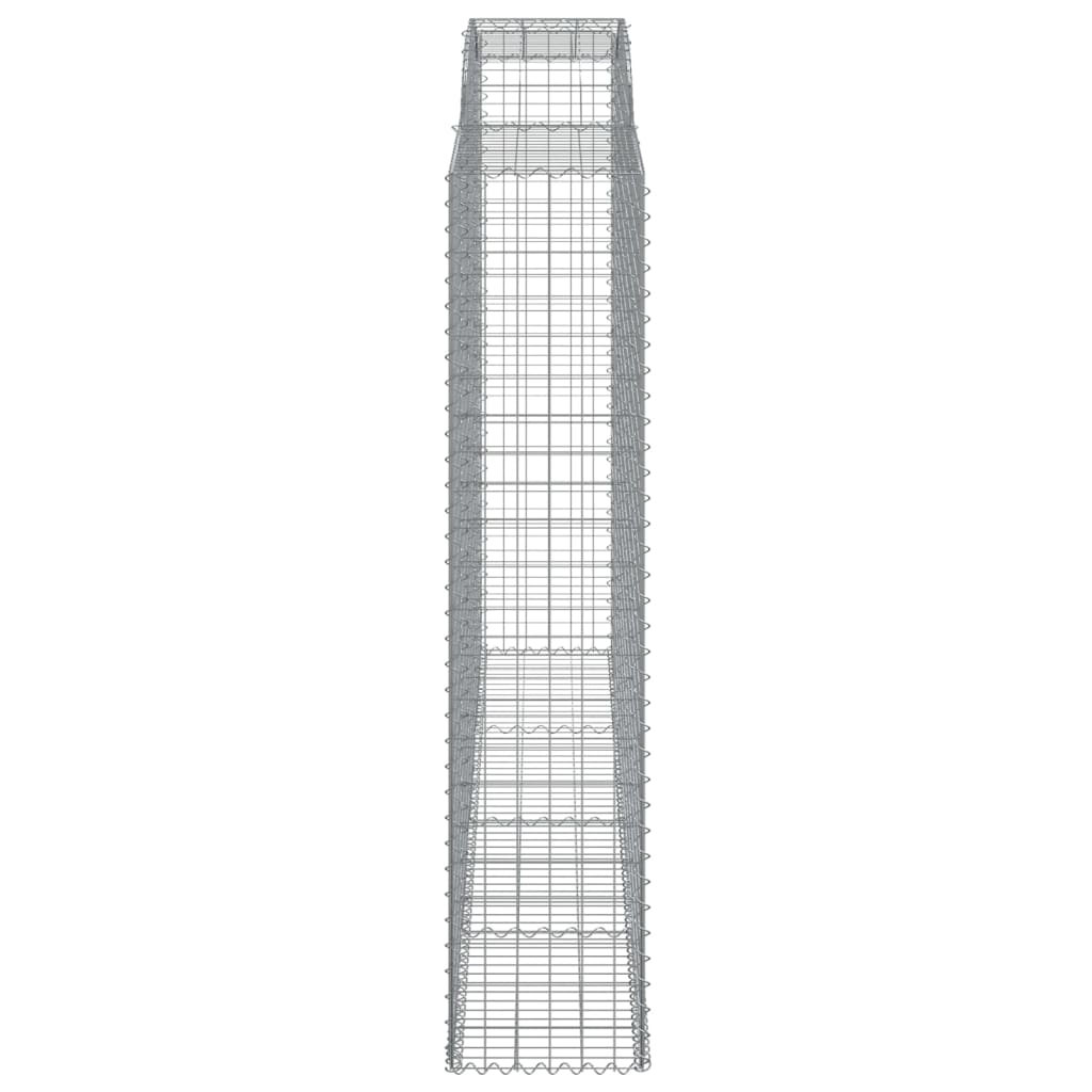Габионни кошници арка 2 бр 300x50x220/240 см поцинковано желязо - VL3146809 - Image 5