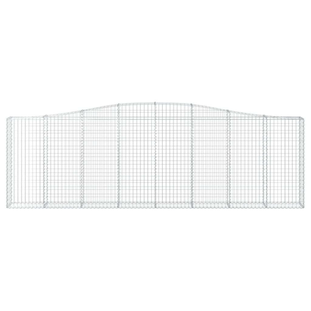 Габионни кошници арка 2 бр 400x30x120/140см поцинковано желязо - VL3145839 - Thumbnail 4