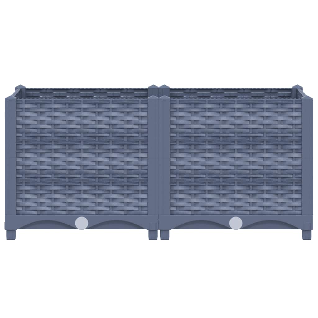 Повдигната леха, 80x40x38 см, полипропилен - VL310402 - Image 3