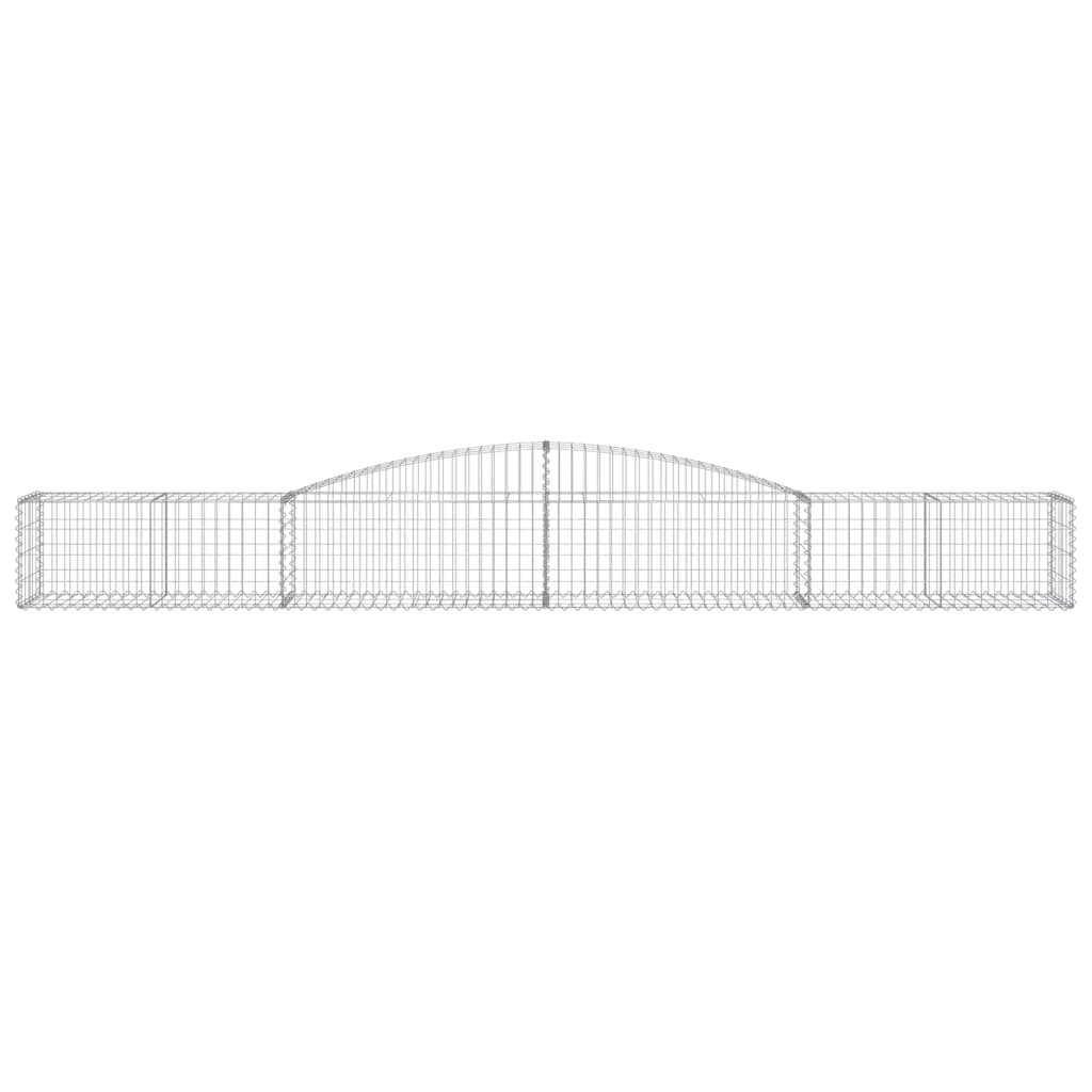 Габионни кошници арка 6 бр 400x50x40/60 см поцинковано желязо - VL3146961 - Thumbnail 4
