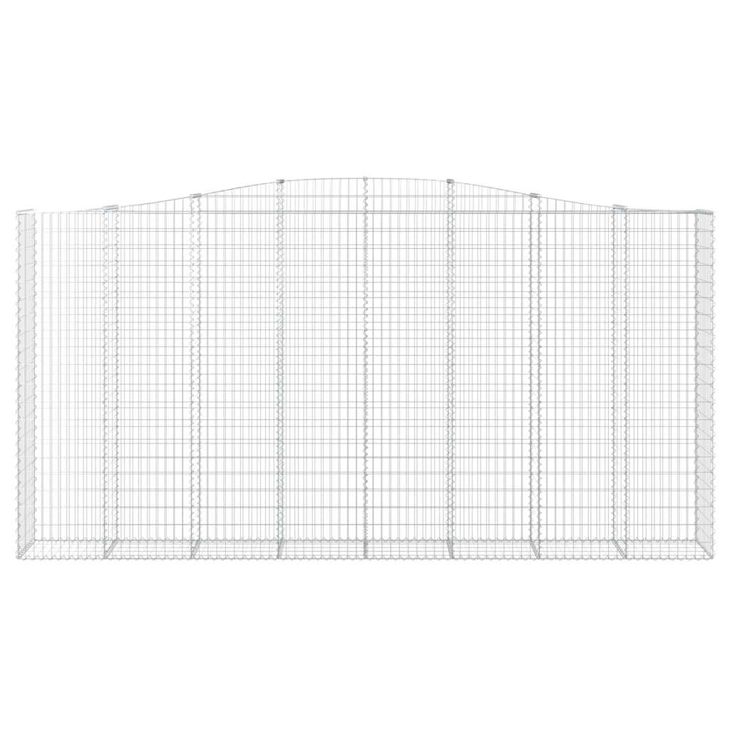 Габионни кошници арка 3 бр 400x50x200/220 см поцинковано желязо - VL3146022 - Thumbnail 4