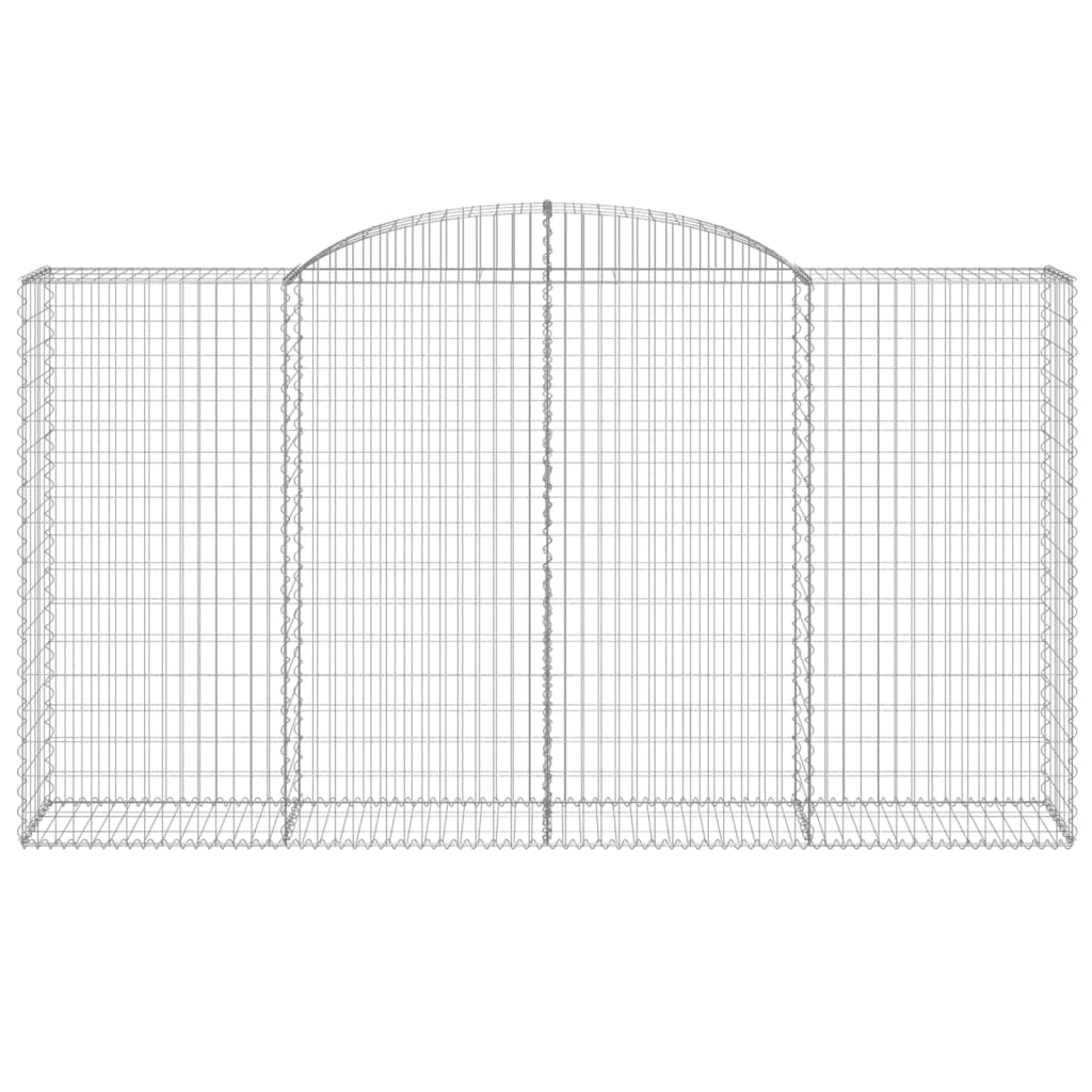 Габионни кошници арка 5 бр 300x50x160/180 см поцинковано желязо - VL3146758 - Image 4