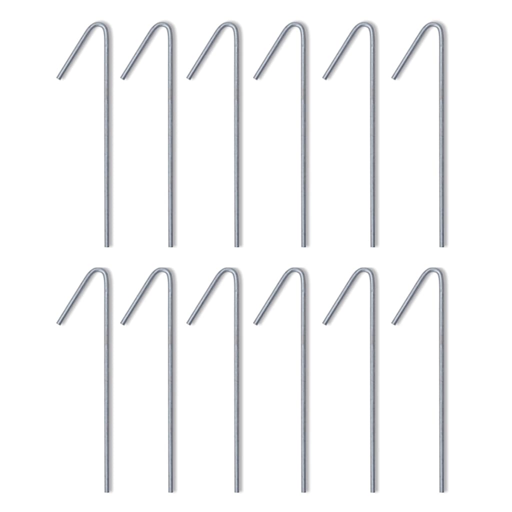 Сгъваема парти шатра с 4 странични стени 3х6 м стомана кремава - VL48866 - Thumbnail 10