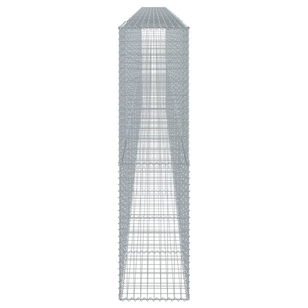 Габионна кошница с покритие, 1000x50x200 см, поцинковано желязо - VL3295175 - Thumbnail 4