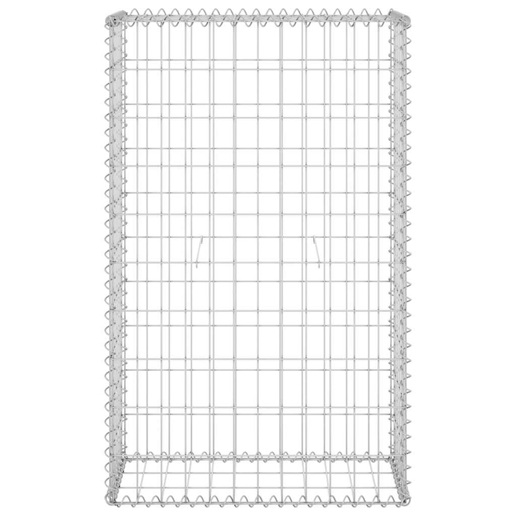 Габионна стена с капаци, поцинкована стомана, 60x30x100 см - VL147811 - Thumbnail 4