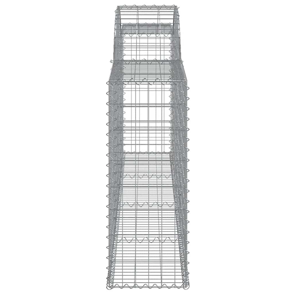Габионни кошници арка 12 бр 300x30x80/100 см поцинковано желязо - VL3146513 - Thumbnail 5