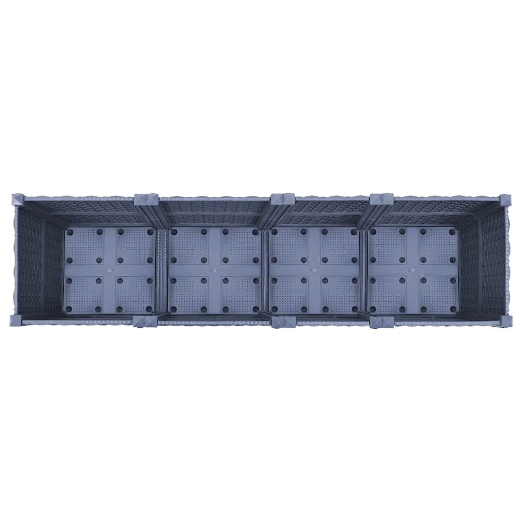 Повдигната леха, 160x40x38 см, полипропилен - VL310404 - Image 5